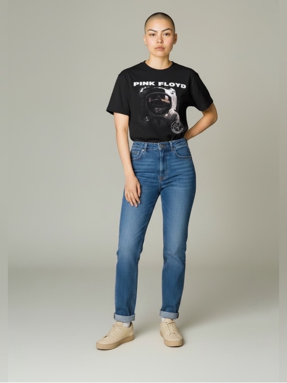 Pink Floyd band shortsleeve T-shirt unisex casual gender rock band gothic medium